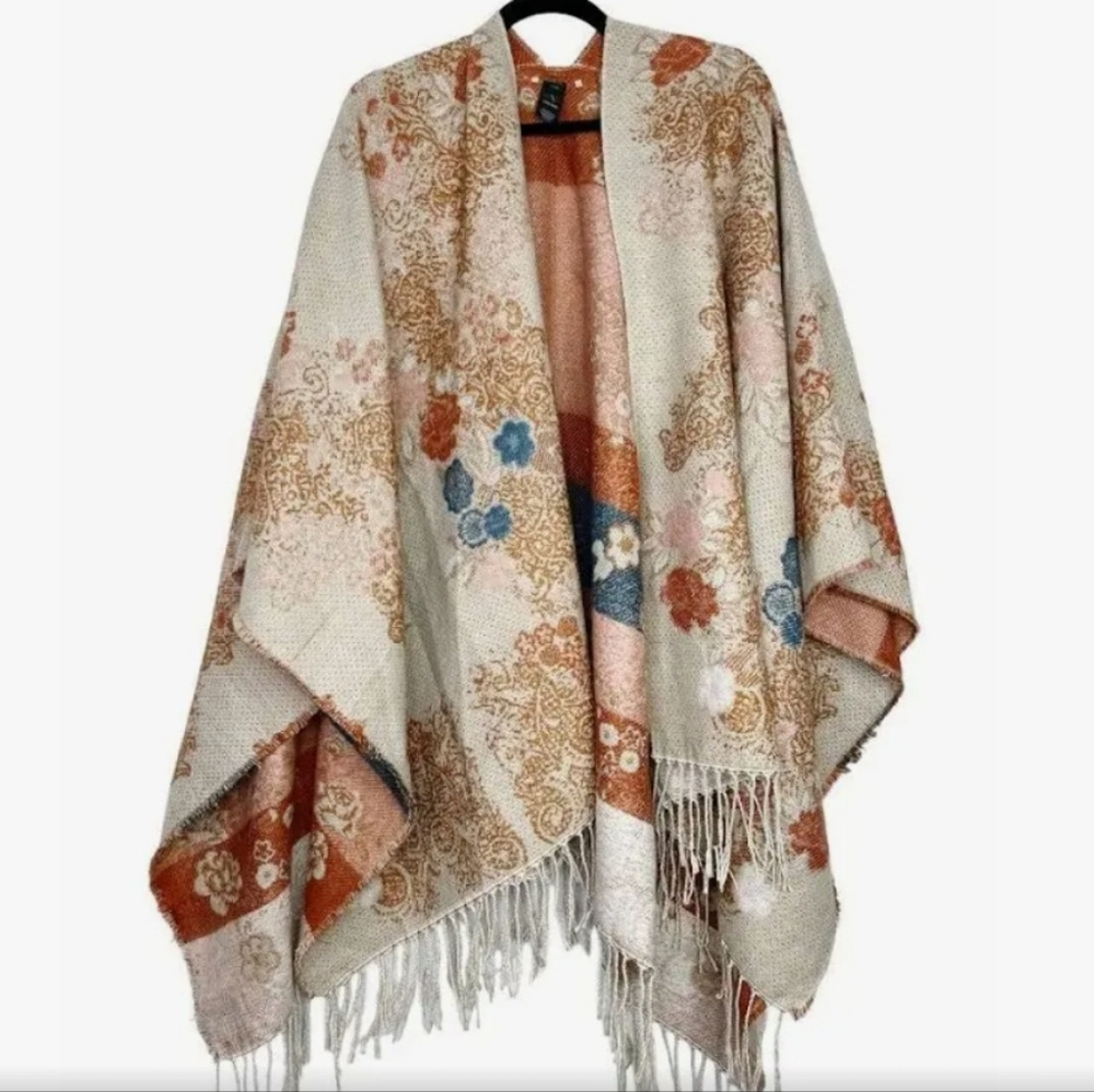 Womans Bohemian Wrap Scarf/Cape